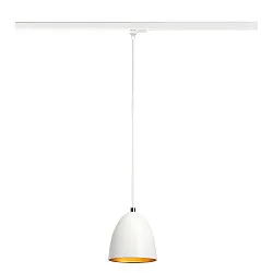 Luminaire suspendu triphasé PARA CONE 14 GU10 IP20, blanche, laqué gradable
