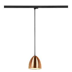 Luminaire suspendu triphasé PARA CONE 14 GU10 IP20, cuivre gradable