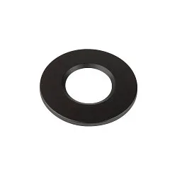 Capot UNIVERSAL DOWNLIGHT IP65 rond, rigide, fermé, étanche à l'air, noir