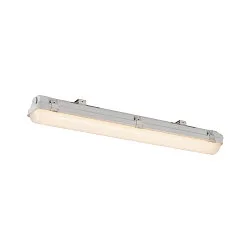 Luminaire pour locaux humides WATERPROOF V 600 DALI contrôlable par DALI, câblé en continu IP66, gris gradable