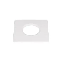 Capot UNIVERSAL DOWNLIGHT IP65 angulaire, rigide, fermé, étanche à l'air, blanche