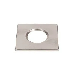 Capot UNIVERSAL DOWNLIGHT IP65 angulaire, rigide, fermé, étanche à l'air, chrome