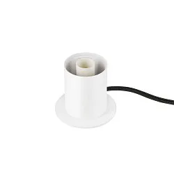 Lampe de table VARYT rond, sans abat-jour E14, blanche gradable