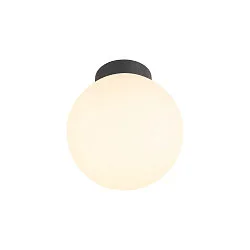 Luminaire de plafond SUN 20 rond E27 IP20, noir gradable