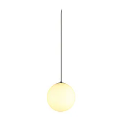 Luminaire à suspension SUN 30 avec câble ouvert, en forme de boule E27 IP20, gradable