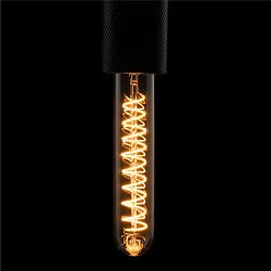Ampoule à filament TUBE SOFT SPIRAL - PHASE clair E27 6W 570lm 2200K 330° CRI 90-100 gradable