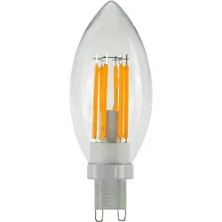 Lampe LED CANDLE - PHASE clair G9 3W 260lm 2200K 330° CRI 90-100 gradable