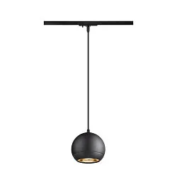 1- Luminaire à suspension monophasé LIGHT EYE® 150 GU10 IP20, noir gradable