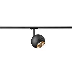 1-Projecteur monophasé LIGHT EYE® 150 pivotant, rotatif GU10 IP20, noir gradable
