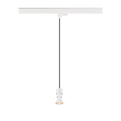 Luminaire suspendu triphasé PURI 2.0 BASIC GU10 IP20, blanche gradable