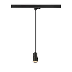 Luminaire suspendu triphasé PURI 2.0 - DOME semi-circulaire GU10 IP20, noir gradable