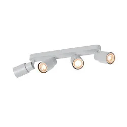 Applique et plafonnier PURI 2.0 - TUBE 4 flammes, langue GU10 IP20, gris gradable