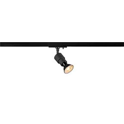 1-Projecteur monophasé PURI 2.0 BASIC pivotant, rotatif GU10 IP20, noir gradable