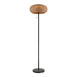 Lampadaire solaire ADEGAN IP65, marron gradable
