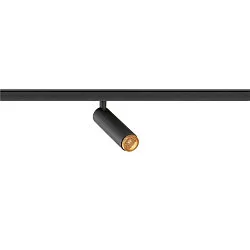 Projecteur sur rail GRIP! S 48V DALI pivotant, pour VDU, contrôlable par DALI IP20, noir gradable