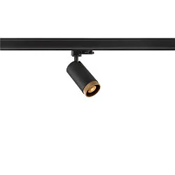 Projecteur triphasé GRIP! L GU10 cylindrique, réglable GU10 IP20, noir gradable