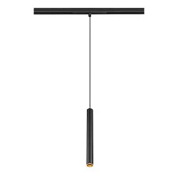Luminaire à suspension GRIP! S 48V DALI DTW pour VDU, contrôlable par DALI, Dim-To-Warm IP20, noir gradable
