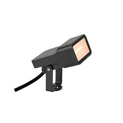 Lampe à piquet de terre SYNA WIDE angulaire, inclinable IP65, noir 