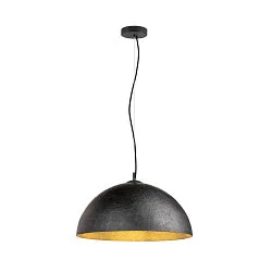 Luminaire à suspension FORCHINI 50 Bas, semi-circulaire E27 IP20, noir mat gradable