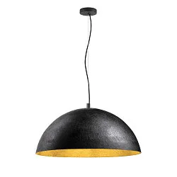 Luminaire à suspension FORCHINI 70 Bas, semi-circulaire E27 IP20, noir mat gradable