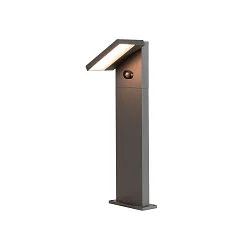 Borne d'éclairage solaire ABRIDOR POLE 60 HYBRID rotatif, avec capteur, CCT Switch IP65, anthrazit, mat 