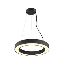 Luminaire à suspension MEDO® RING 60 PHASE pour VDU, CCT Switch IP20, noir gradable