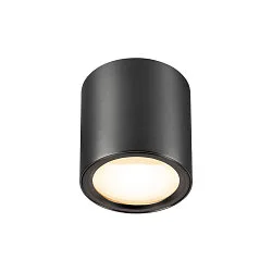 Luminaire de plafond OCULUS PHASE DTW rond, Dim-To-Warm, réglable IP20, bronze gradable