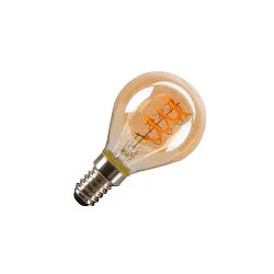 Lampe LED G35 GOLD - PHASE G45 clair E14 2W 70lm 1800K 325° CRI 80-89 gradable