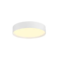 ceiling luminaire DECONA 30 CL round, suitable for VDU workstation IP44, white, lacquered dimmable