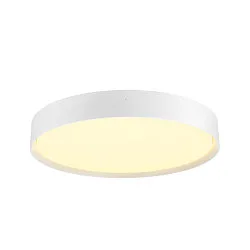 Luminaire de plafond DECONA 42 CL rond, avec capteur, adapté aux postes de travail avec écran IP44, blanche, laqué 