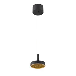 Luminaire à suspension GRIP! FLAT IP20, or, noir gradable