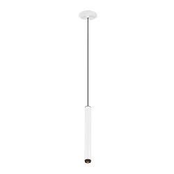 Luminaire à suspension GRIP!S adapté aux postes de travail avec écran IP20, noir, blanche gradable