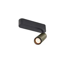 Luminaire de plafond GRIP!M SINGLE IP20, bronze, noir, laqué gradable