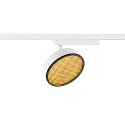 1-Projecteur monophasé GRIP! FLAT CCT Switch, pivotant à la cardan IP20, noir, blanche gradable