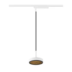 Luminaire à suspension monophasé GRIP! FLAT Bas, sans abat-jour, CCT Switch IP20, noir, blanche gradable