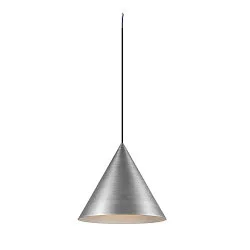 Luminaire à suspension MAGICO 38 E27 IP20, aluminium gradable