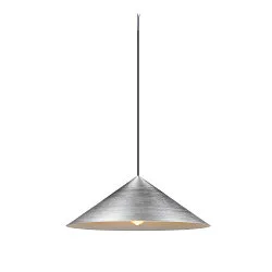 Luminaire à suspension MAGICO 55 E27 IP20, aluminium gradable