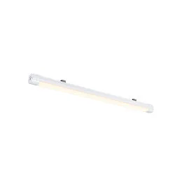 Luminaire pour locaux humides WATERPROOF V EASY 120 commutable, multipower IP65, blanche 