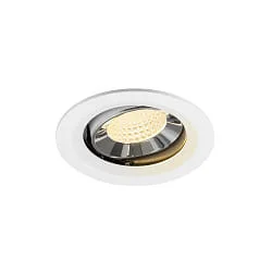 ceiling recessed luminaire NUMINOS® MOVE M swivelling, suitable for VDU workstation IP20, chrome, white dimmable