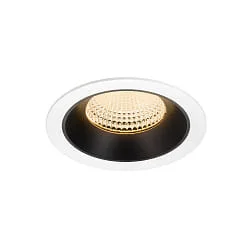 ceiling recessed luminaire NUMINOS® XL suitable for VDU workstation IP20, black, white dimmable