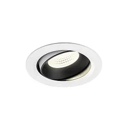 ceiling recessed luminaire NUMINOS® MOVE XL swivelling, suitable for VDU workstation IP20, black, white dimmable