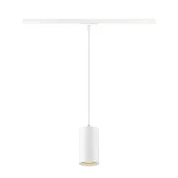 Luminaire à suspension monophasé ASTO TUBE avec douille GU10 IP20, blanche
