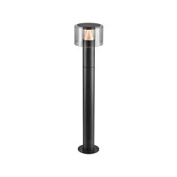 Lampadaire d’extérieur TAHA II 70 CCT Switch IP65, noir, laqué gradable
