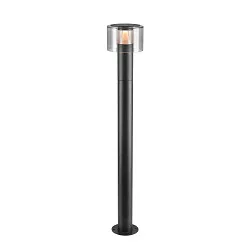 Lampadaire d’extérieur TAHA II 90 CCT Switch IP65, noir, laqué gradable