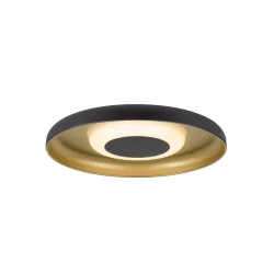 Applique et plafonnier MOTUNA CW PHASE 2700K IP20, or, noir gradable