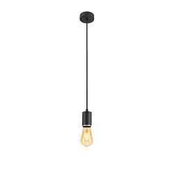 Luminaire à suspension LALU® E27 IP20, noir gradable
