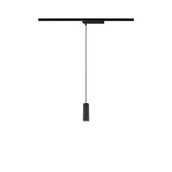 Luminaire à suspension monophasé LALU® MIX&MATCH sans abat-jour, CCT Switch IP20, noir gradable