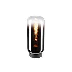 Lampe de table PANTILO SLIM cylindrique E27, chrome gradable