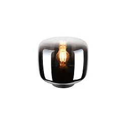 Lampe de table PANTILO cylindrique E27, chrome gradable