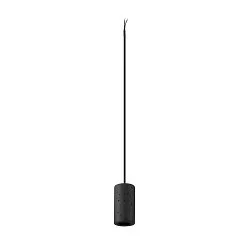 Luminaire à suspension FITU PD STONE E27 IP20, noir gradable